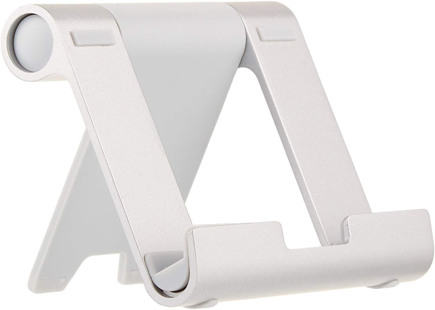 Amazon Basics Portable Stand for Tablets and Phones, Model L6LSH001-CS-R, Adjustable Length, Silver