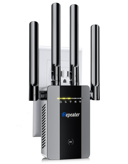 FLBI 1 Count B0GL53DLWL Quad-Band 802.11bgn WiFi Extender