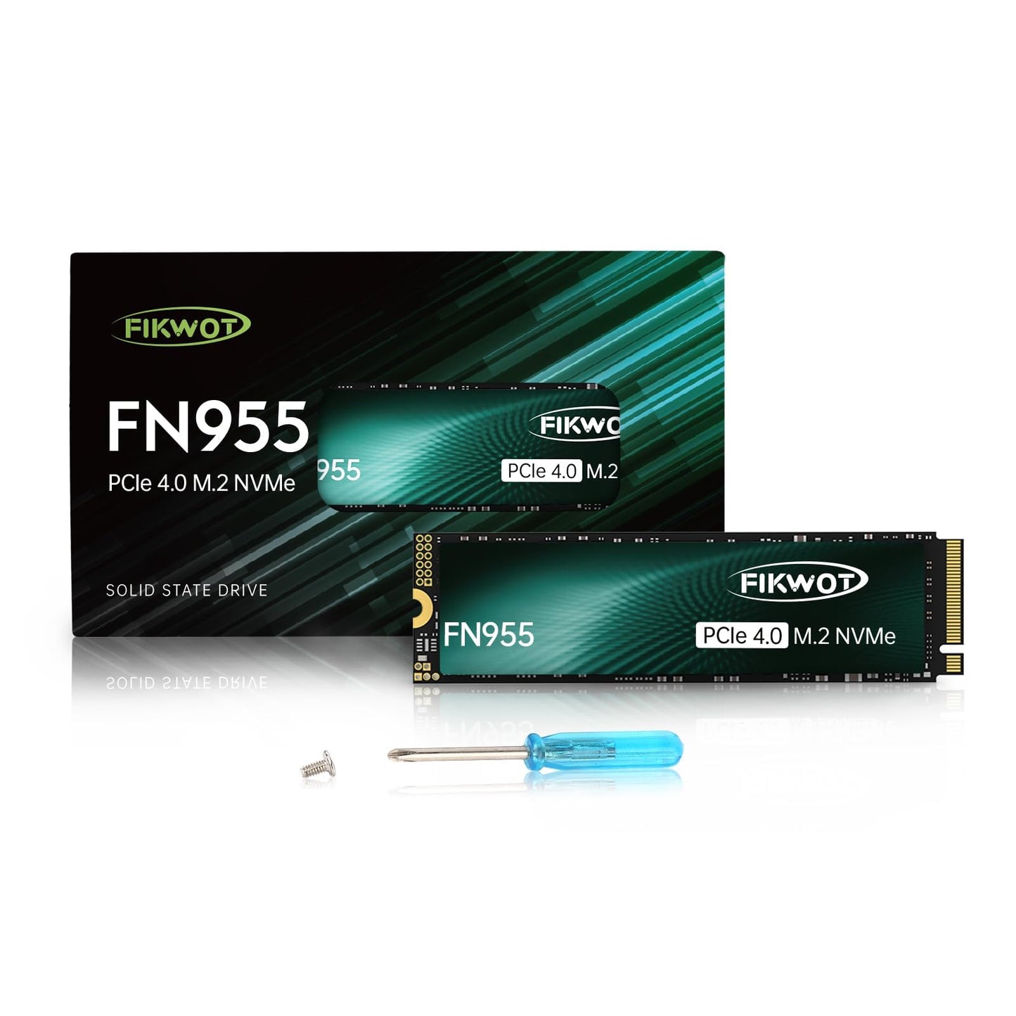 Fikwot 1TB FN955 NVMe SSD PCIe 4.0 M.2 2280 Internal Solid State Drive