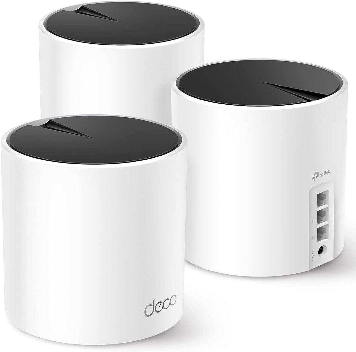 TP-Link Deco X55(3-Pack) AX3000 WiFi 6 Mesh System - Covers Up to 6500 Sq.Ft, 3 Gigabit Ethernet Ports, WPA3 Security