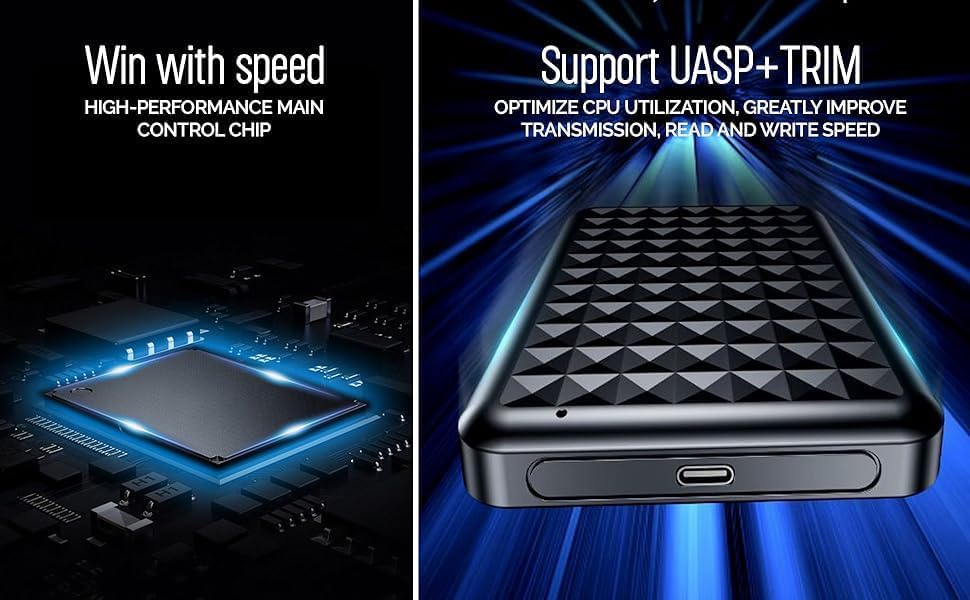 ModusTech 1TB External Hard Drive MT500 USB 3.0 2.5-inch Portable HDD