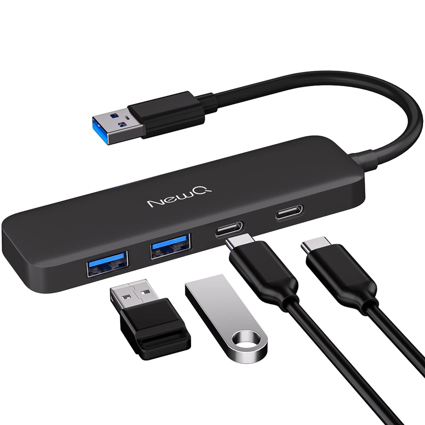 NEWQ 4-Port USB Hub USB 3.0 NQ-HB-12