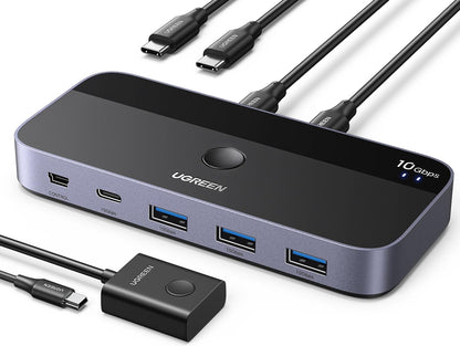 UGREEN 4-Port USB 3.2 Gen 2 Switch Model 25164