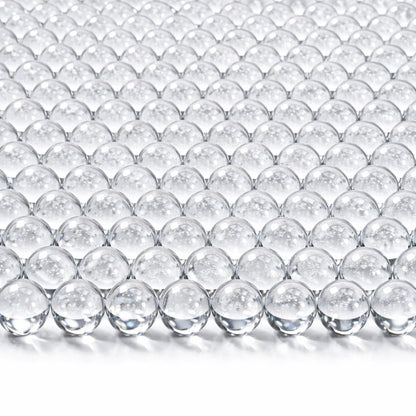 Sukh 1LB QWL72-GlassBeads-Clear 190 Count Round Glass Beads