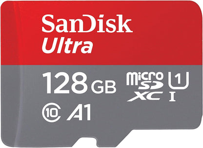 SanDisk 128GB SDSQUA4-128G-GN6MA Micro SD Card, 120MB/s Read Speed, C10, U1, A1