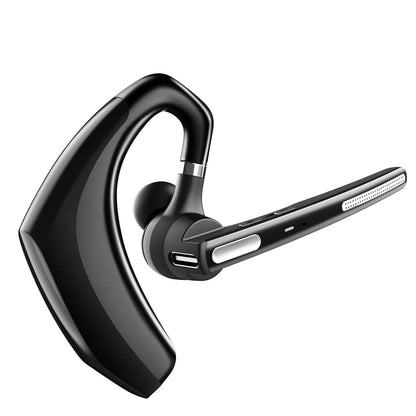 OPINAY A6S Black+Silver Bluetooth Headset Wireless Ear Hook CVC Noise Cancelling