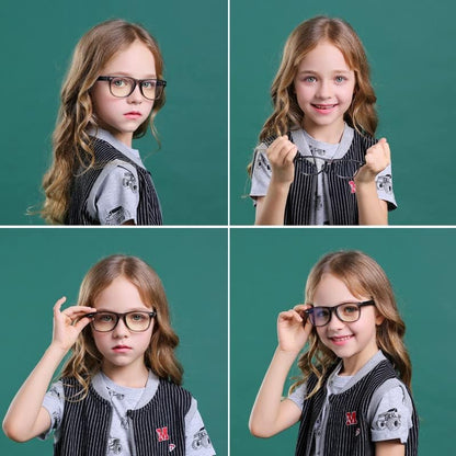 Okany 3 Count Kids Blue Light Blocking Glasses 125mm Frame Width 35mm Lens Height