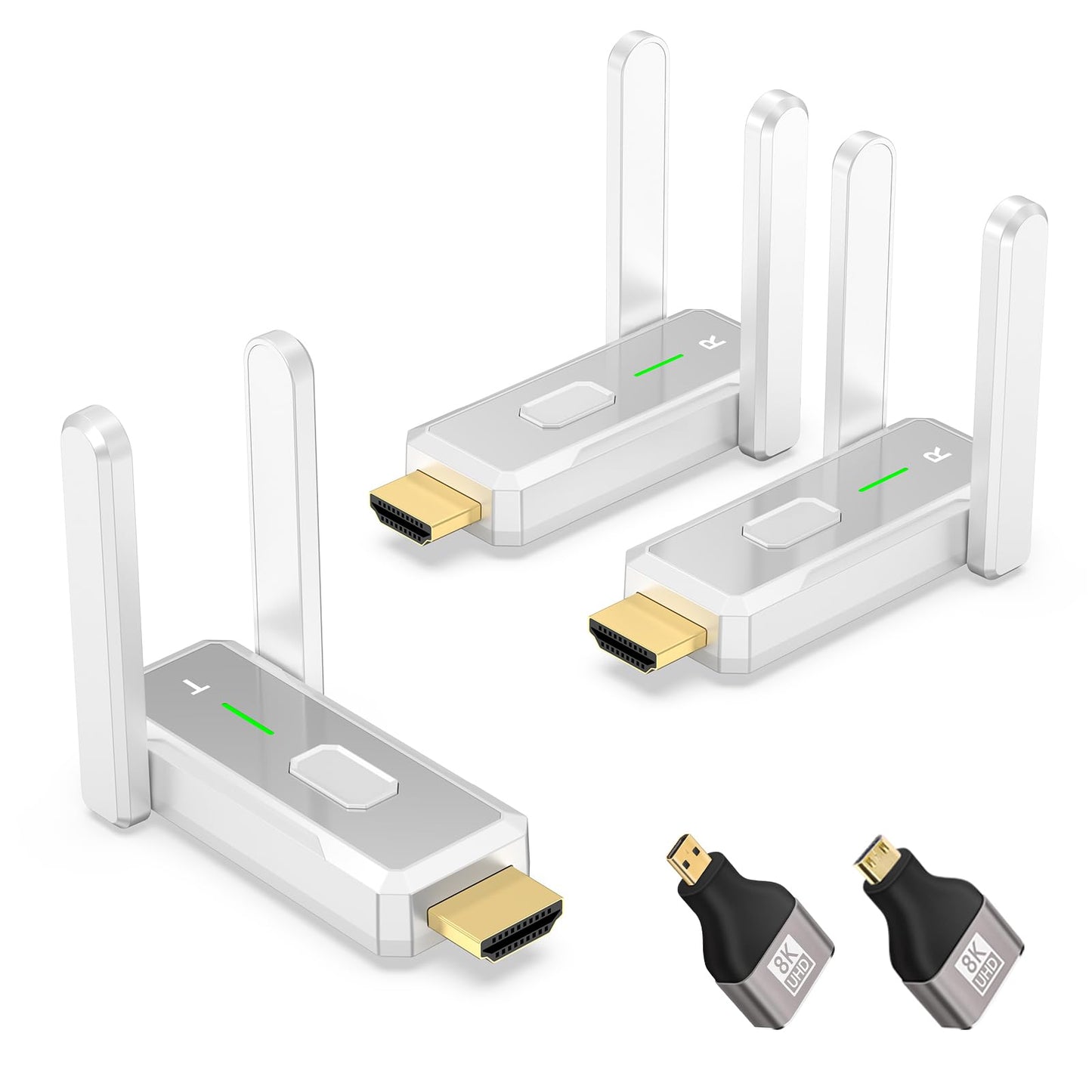 KVZOO HDMI Wireless Transmitter and Receiver Kit 500 FT 1080P 2.4G/5G