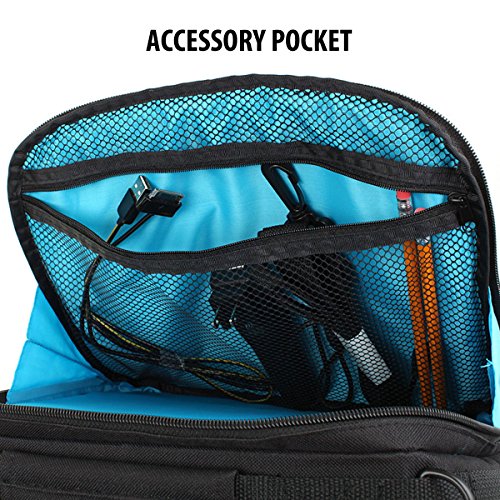 USA GEAR 11.5" x 10" Portable DVD Player Case with Headrest Holder - Compatible with 7" to 10" Screens
