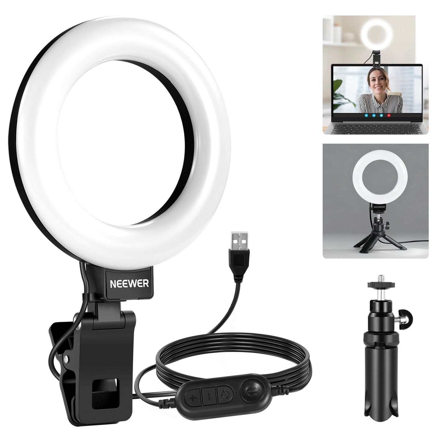 NEEWER 5" BR60 720p 60 LEDs On-Camera Video Light