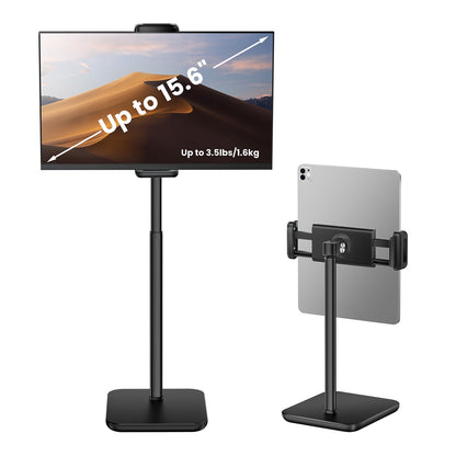 Tounee 1.6kg TS2 Adjustable Tablet Stand, Compatible with Devices up to 15.6", Ergonomic Design, Tabletop Mount