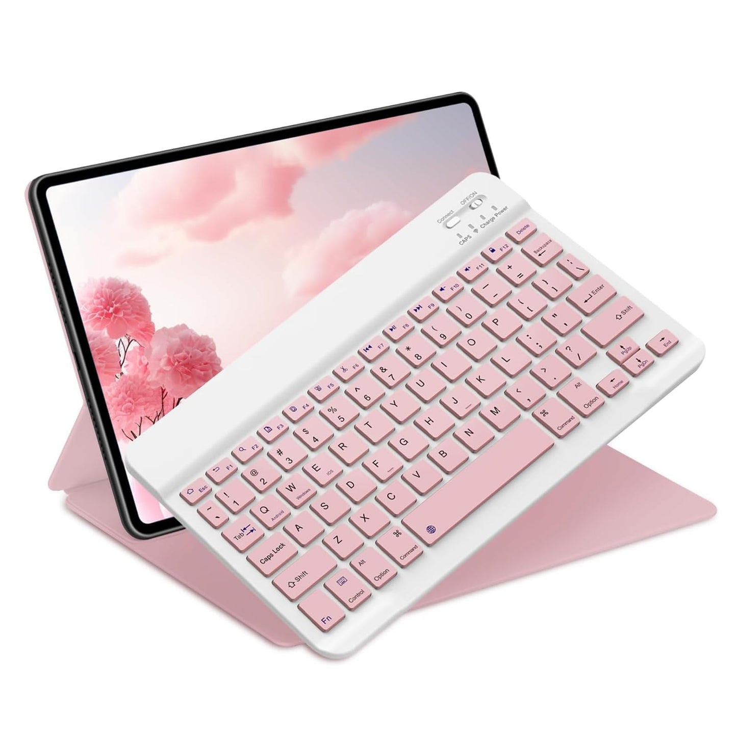 NOOX Wireless Bluetooth Keyboard for iPad and Other Tablets - Slim, Portable, Ergonomic Design