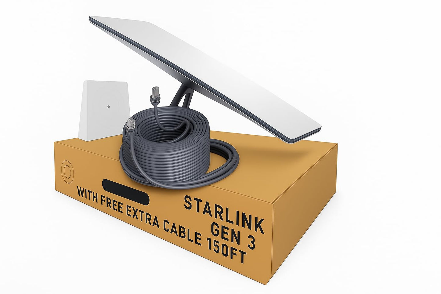 Generic 17" x 7" x 21" UTA-231 Satellite Antenna 150 ft Range 5 Ohms
