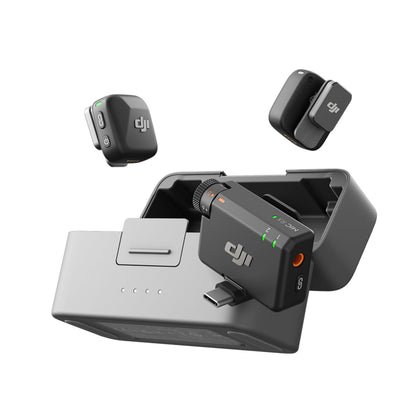 DJI Mic Mini 2 TX 1 RX USB Type-C Omnidirectional Microphone, 20 Hz - 20,000 Hz Frequency Response