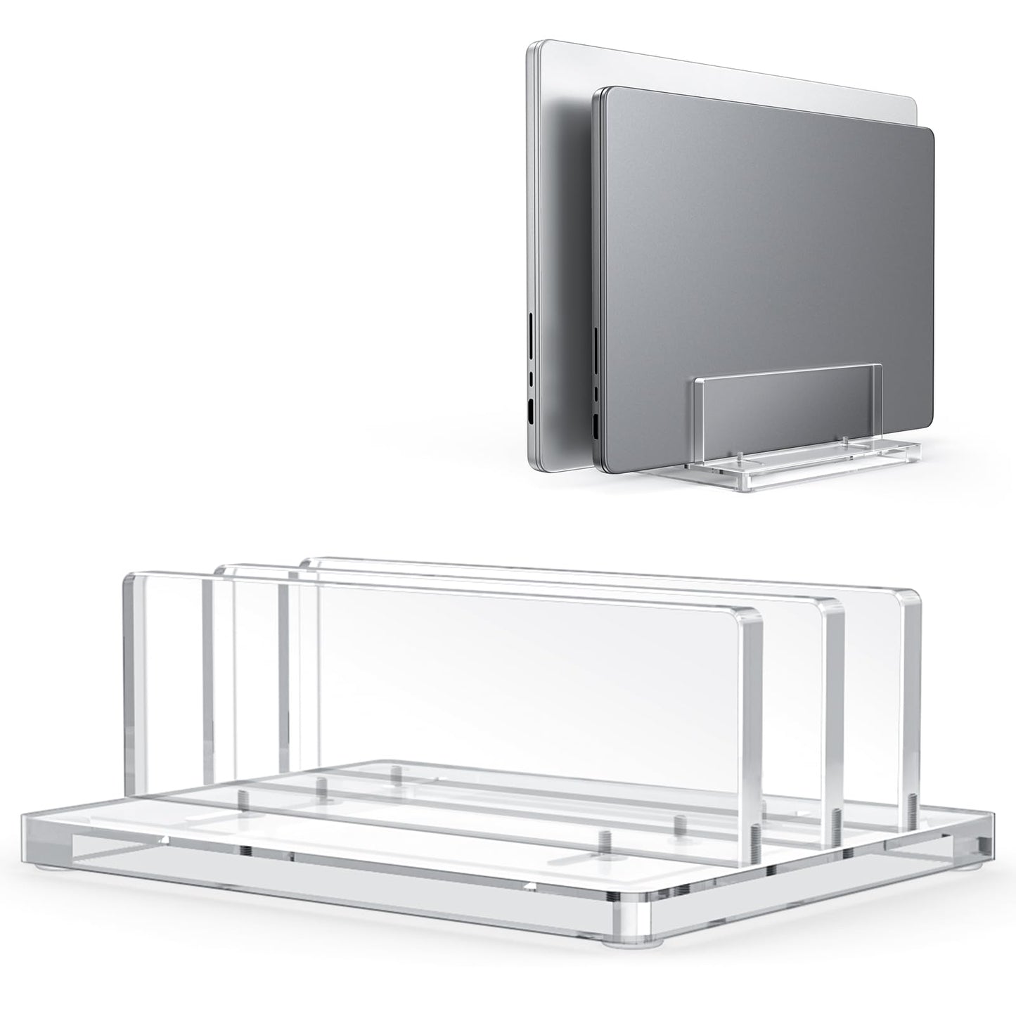 OMOTON 1.0 Count LD06 Desktop Clear Acrylic Laptop Stand