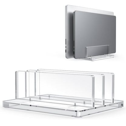 OMOTON 1.0 Count LD06 Desktop Clear Acrylic Laptop Stand