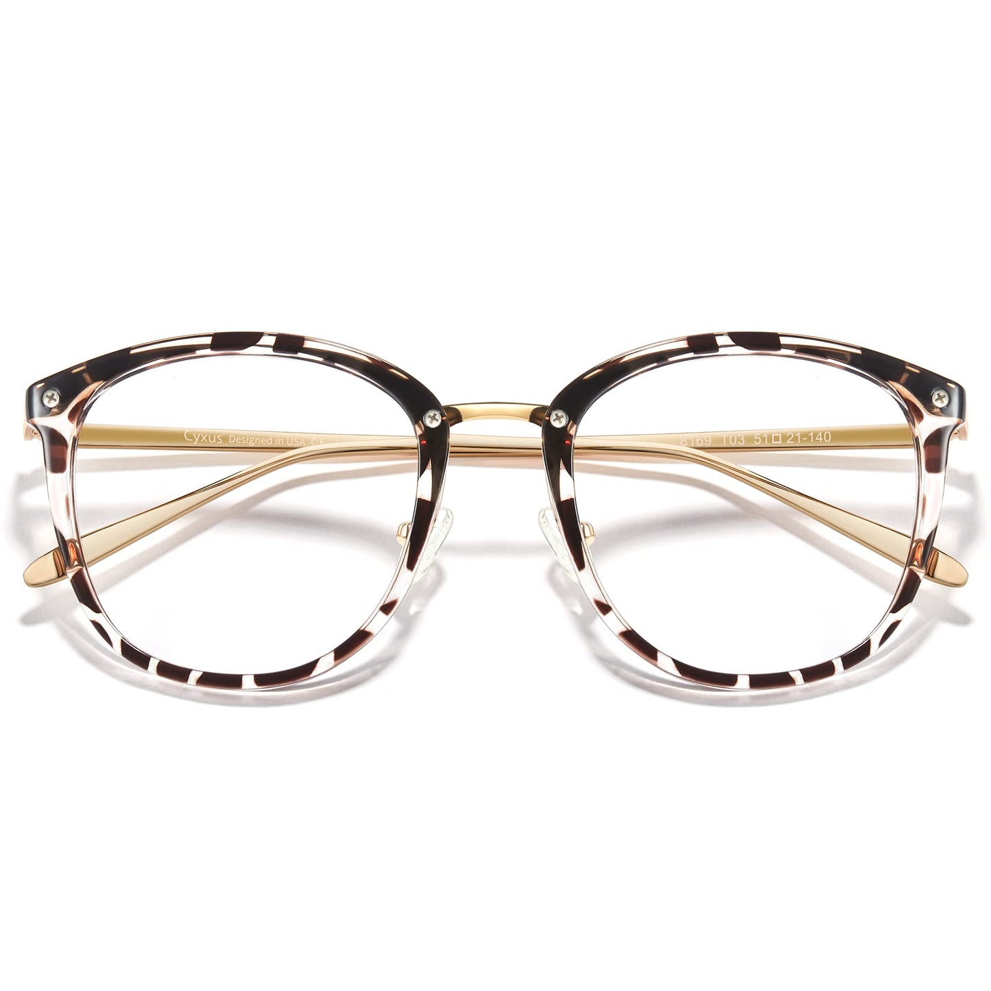 Cyxus 51mm 8169 Prescription Eyewear Frames Full Rim Cat Eye TR90 Adult Eyewear