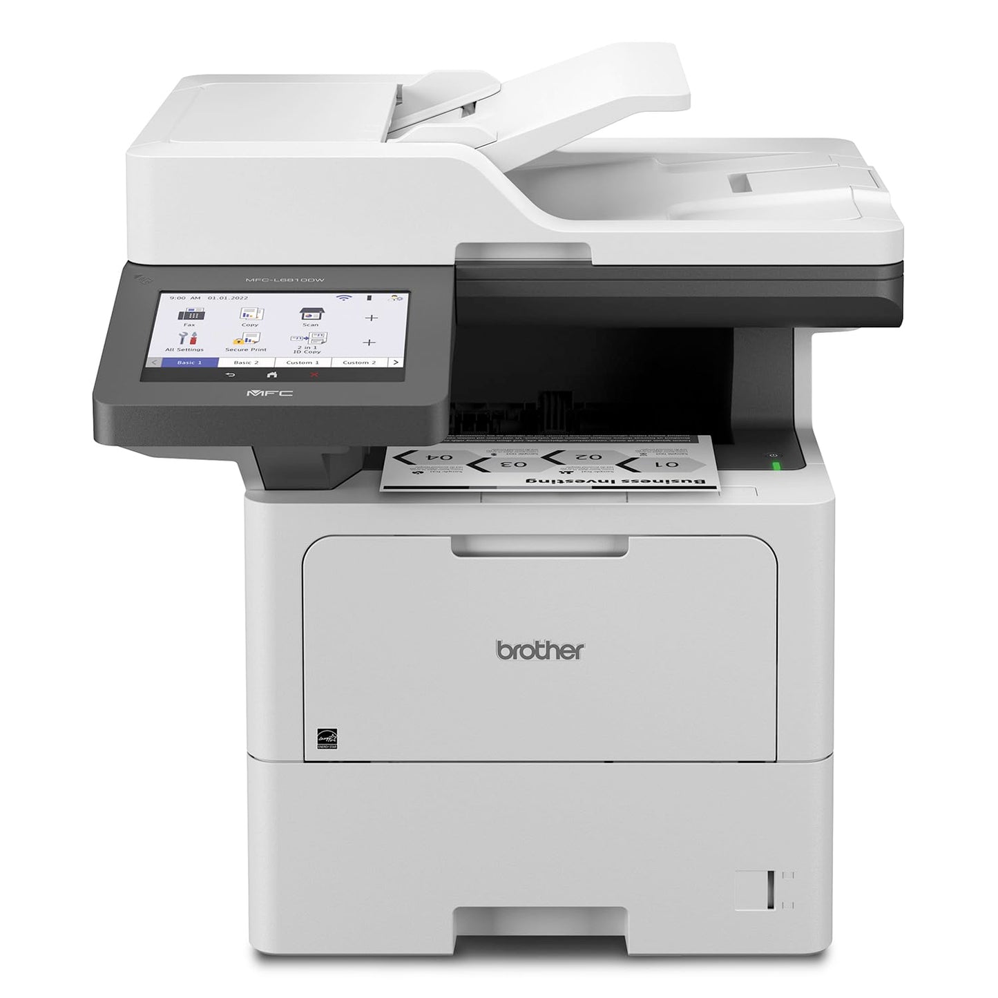 Brother MFCL6810DW Laser Multifunction Printer, 1200 x 1200 DPI, 52 ppm, A4