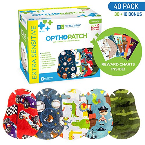 OPTHOPATCH 40 Count 793597750532 Adhesive Eye Patches for Children