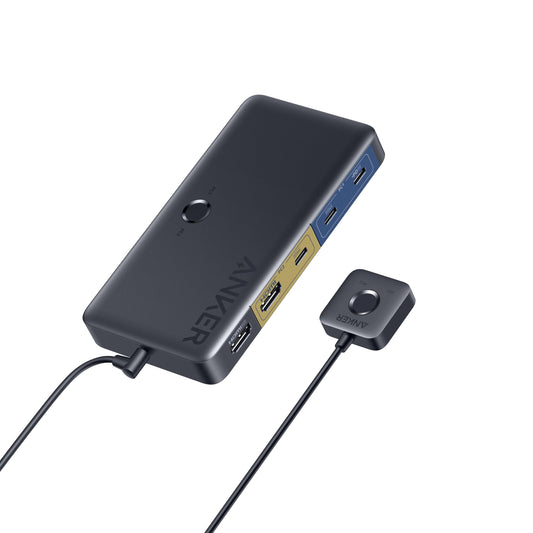 Anker 5.3 x 2.76 x 0.74 inches A83K8 KVM Switch 3 Amps 120 Volts Normally Open HDMI™️