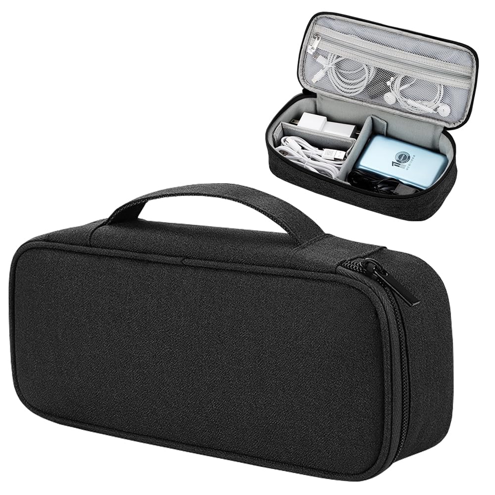 Teskyer 9.84x4.72x2.56 SM13L Solid Multifunctional Storage Zippered Electronics Organizer