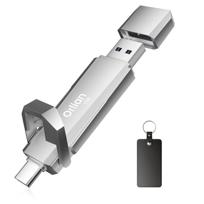 Orlian 1TB Portable SSD USB Solid State Drive Up to 1000MB/s USB 3.2 Gen 2 Dual Type C/USB A