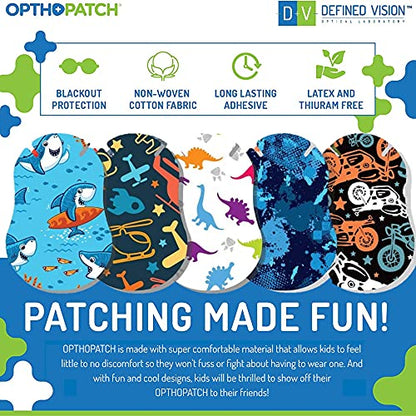 OPTHOPATCH 83mm X 57mm SB-100-2 Patch 100 Count