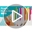 FACATH 6.0 Count SLD-06 Plastic Kitchen Knife Set