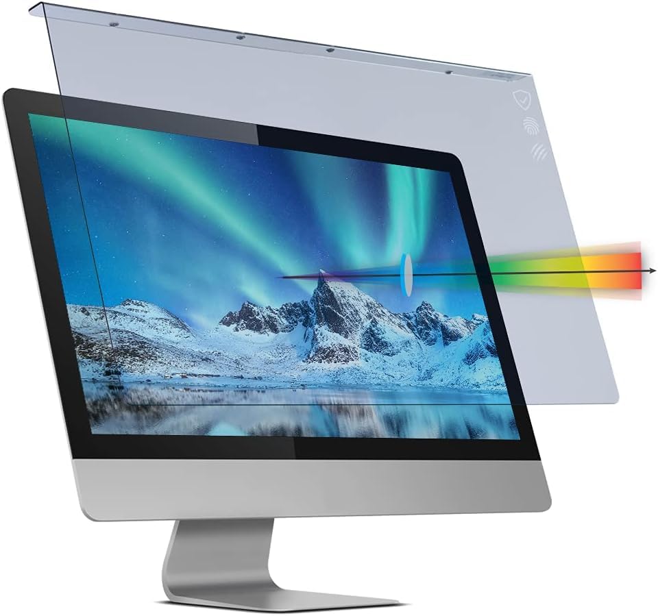 VizoBlueX 23-24" Anti-Blue Light Filter Screen Protector 21.5x13" Multi-Layer Acrylic