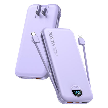 CITICR 10000mAh AC-02D USB Type A & C Power Bank 5V 4.5A Portable Battery Pack