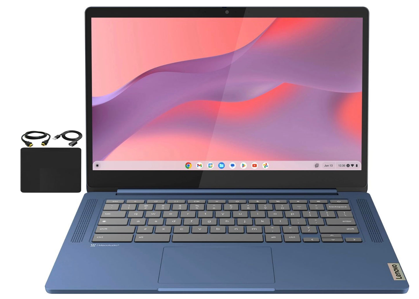 Lenovo 14" Newest Flagship Chromebook 1920x1080 60Hz LED Ultra-Portable Laptop