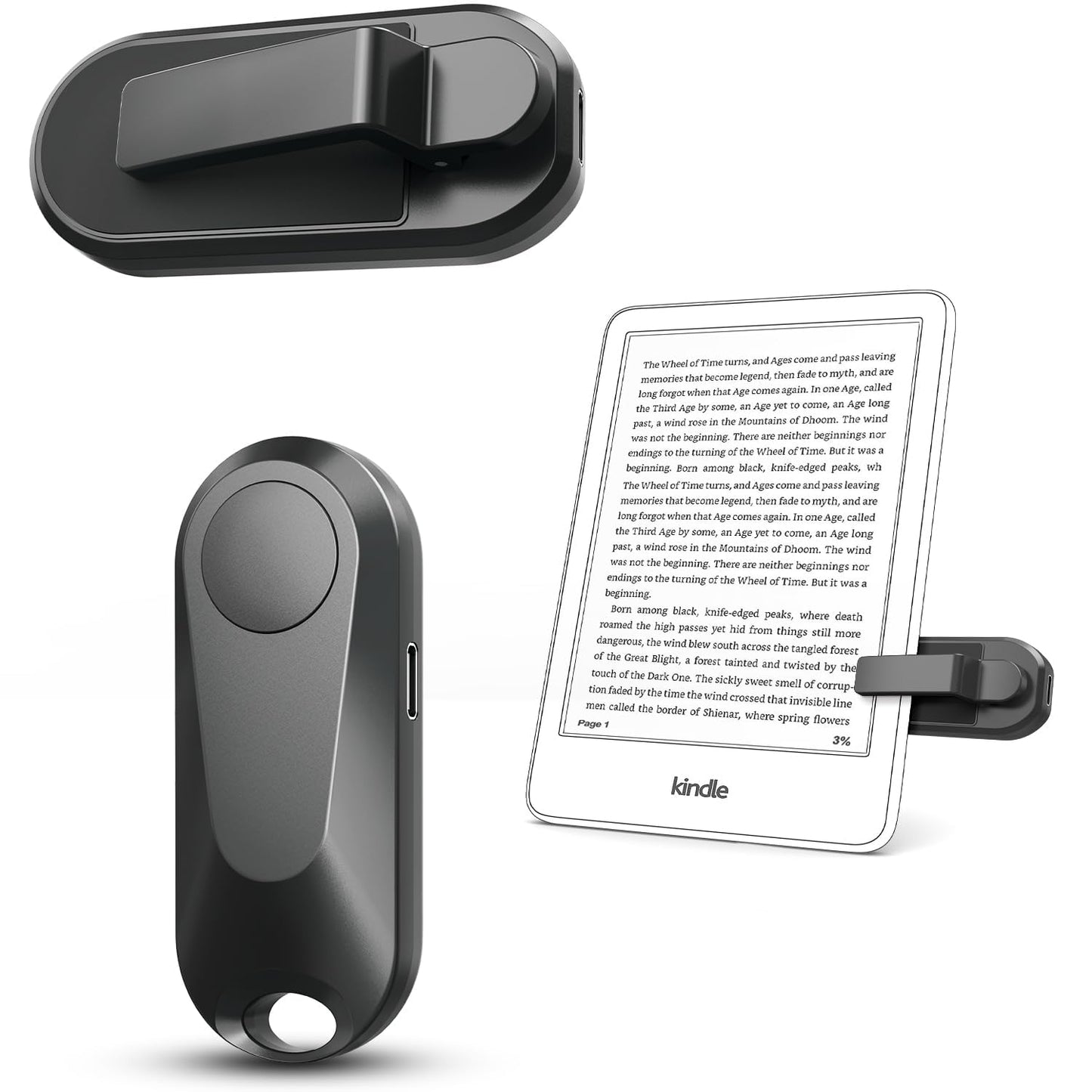 DATAFY 1.0 Count K2 No Connectivity Page Turner for E-readers