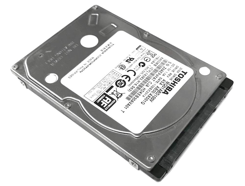 Toshiba 1TB 5400RPM 8MB Cache SATA 3.0Gb/s 2.5-Inch Internal Hard Drive MQ01ABD100V