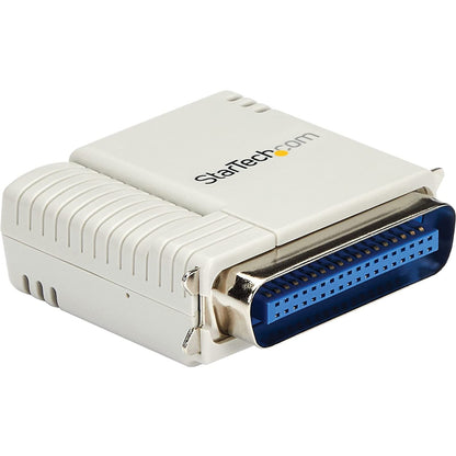 StarTech.com PM1115P2 1-Port Ethernet Print Server with 10/100 Mbps Network Speed, Beige