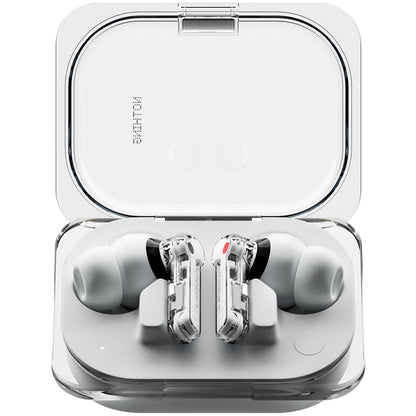 Nothing Ear (a) Wireless Earbuds Model Number: NOTHING Ear (a) Wireless Connectivity: Bluetooth 5.3 Active Noise Cancellation: 45dB Battery Life: Up to 42.5 Hours Color: White