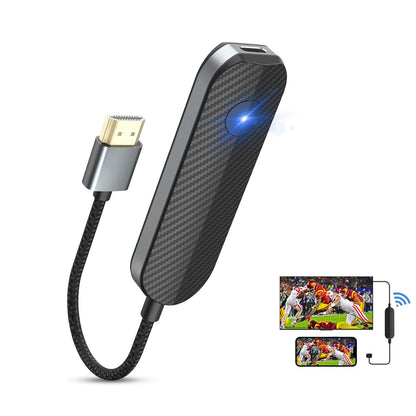 JUCONU 1"L x 2"W x 3"H Wireless HDMI Adapter 1080p Wireless Connectivity