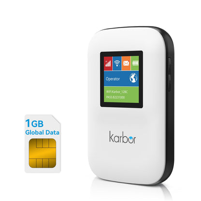 Karbor MF833 Portable LTE Hotspot 4G LTE Wireless Connectivity