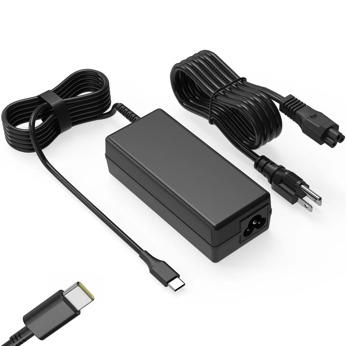 SLE-TECH 65W USB Type-C Charger Model SM65CL-01 Compatible with HP, Acer, Asus, Samsung, Dell, Lenovo Chromebooks and Smartphones