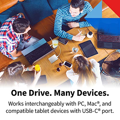 Toshiba 1TB HDTX110XSCAA 5400 RPM 2.5-inch Portable External Hard Drive USB 3.0 USB-C