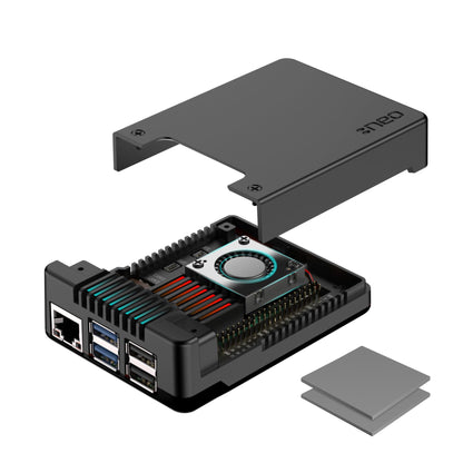 Argon Forty A23-006 AR-NEO5-BLCK Raspberry Pi Mini ITX Aluminum Case