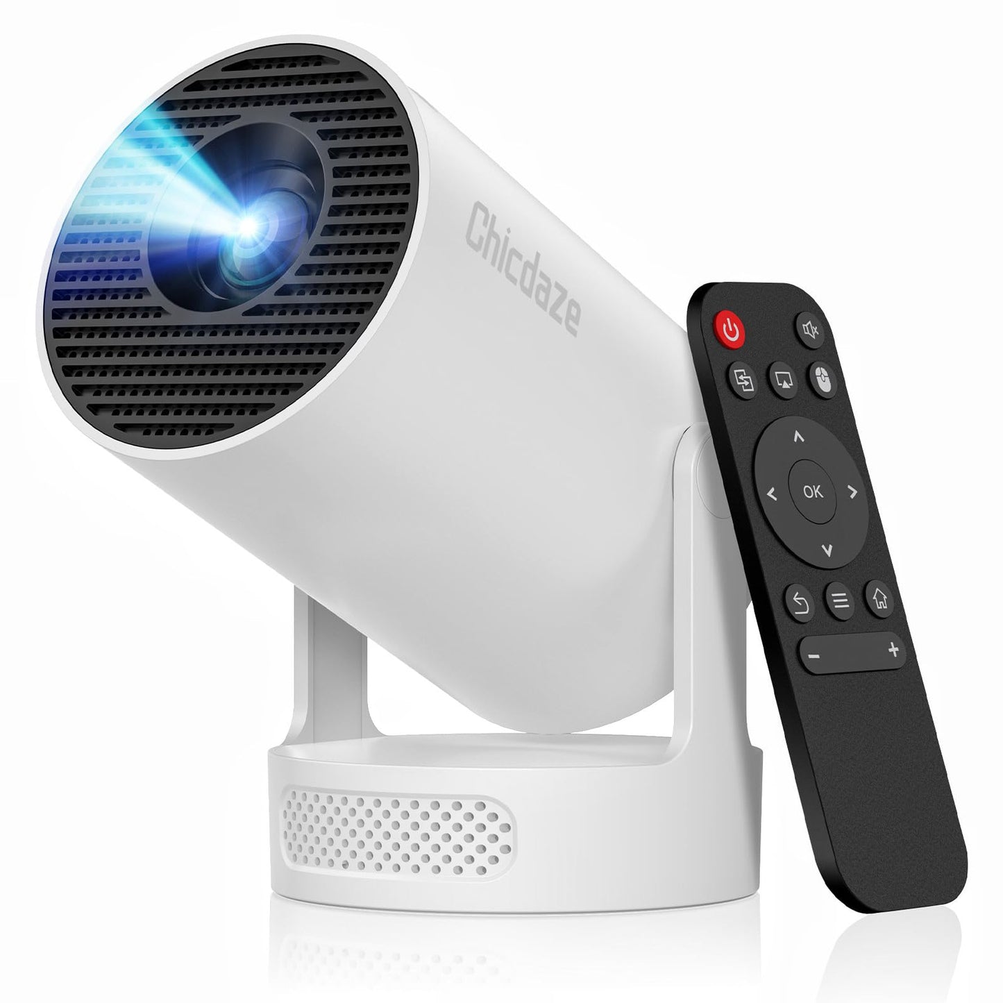 Chicdaze HY300 Ultra Portable Projector 3840 x 2160 170 ANSI LED Tabletop Mount