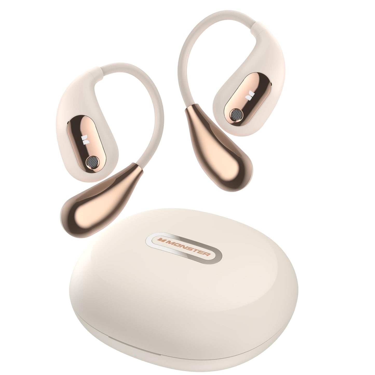 Monster E29WH Open Ear Headphones Bluetooth 5.4, Dynamic Driver, 20Hz - 20,000Hz Frequency Range