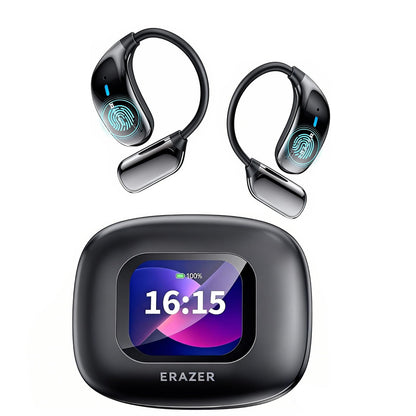 QYGCKJ XF23 Earbuds AI Translation 135 Languages Bluetooth 5.4 Wireless Charging Black