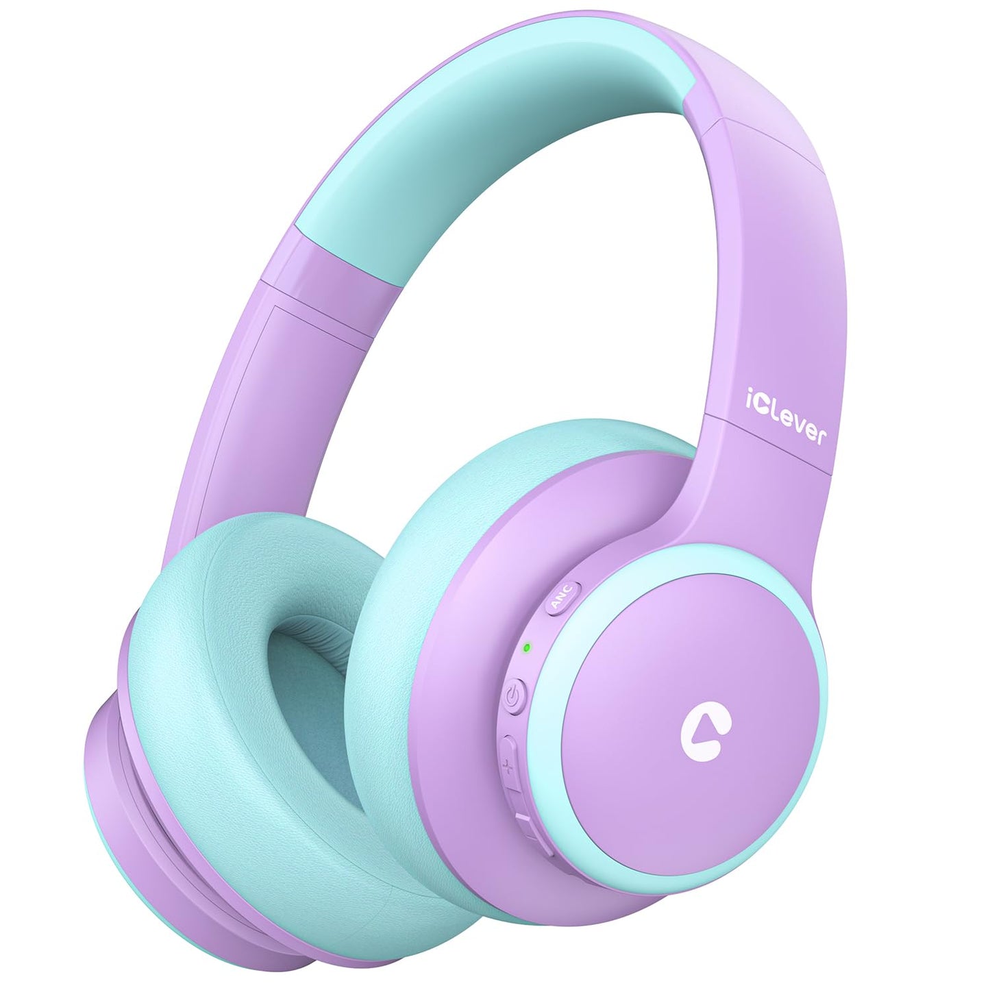 iClever BTH26 Headphones 40mm Dynamic Driver Bluetooth 5.4 Active Noise Cancellation Over Ear Kids Headphones