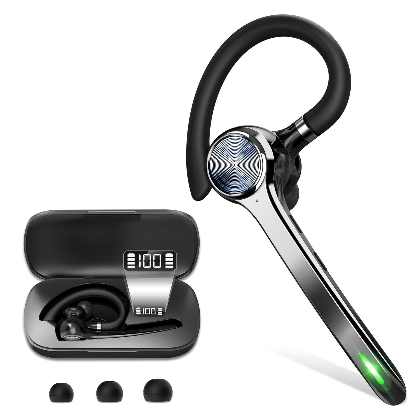 HEIBAS Wireless Bluetooth Earpiece G7 5.1 Connectivity 10m Range In-Ear Headset