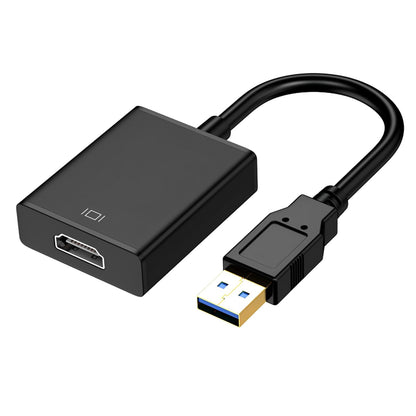 KUPOISHE USB to HDMI Adapter KPS-0037 1080P 1 Port Black
