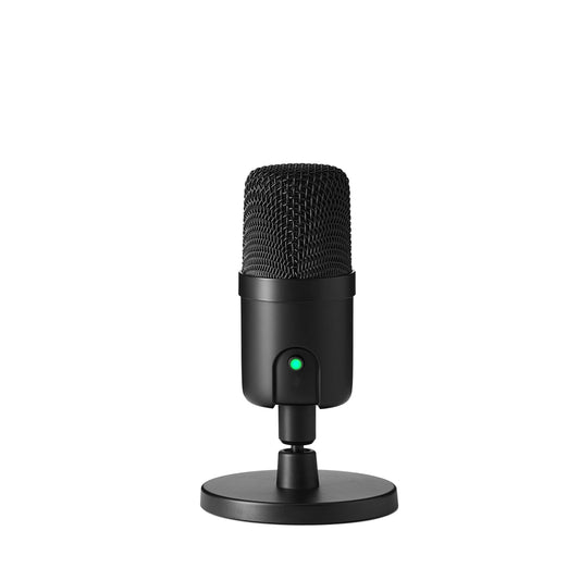 Amazon Basics USB Condenser Microphone AMZ-S6524A, Unidirectional, 75 Decibels, 20 Hz - 20 kHz, Black