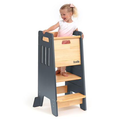 Ocodile 17.7x15.7x36 OC61 Adjustable Toddler Standing Tower