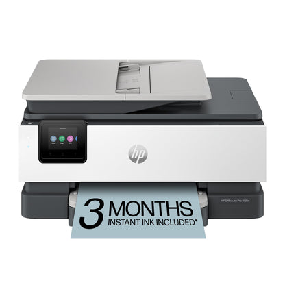 HP OfficeJet Pro 8125e Wireless All-in-One Inkjet Printer, 4800 x 1200, 12 ppm Black, 10 ppm Color, ADF