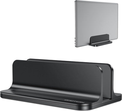 OMOTON Adjustable Vertical Laptop Stand OM-Vertical Laptop Stand Black